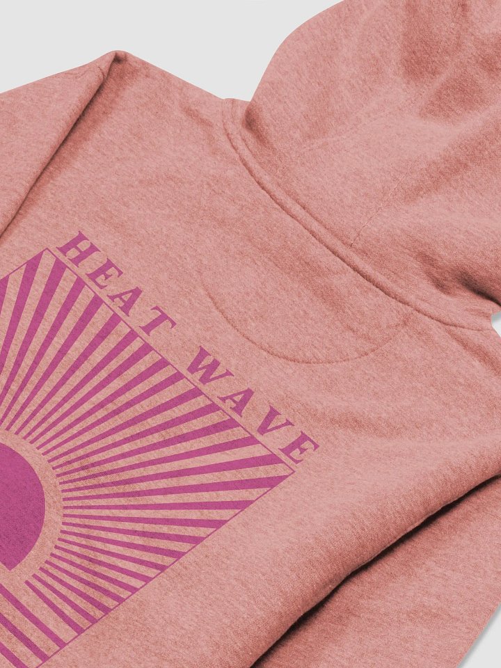 Heat Wave Retro Sunset Unisex Hoodie - Dusty Rose product image (2)