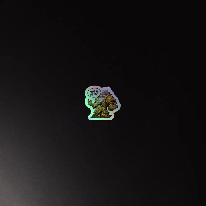 Come At Me emoji sticker holo. product image (2)