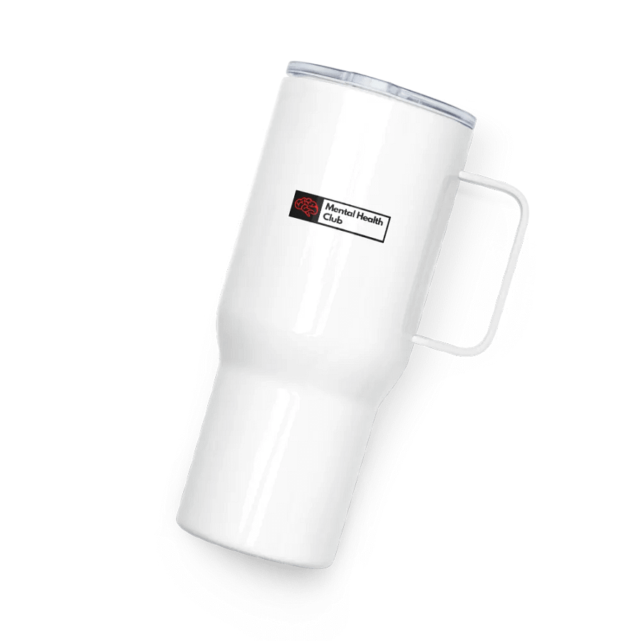 Running on caffeine and therapy: Stainless Steel Travel Mug product image (5)