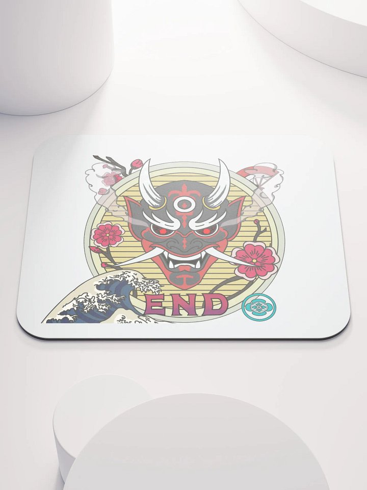 Demon Mask Zen Mouse Pad product image (1)