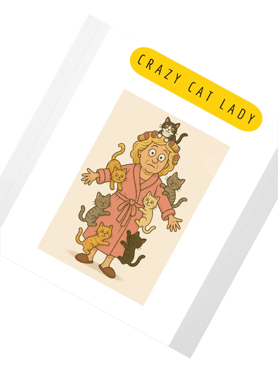 Super Crazy Cat Lady Stickers :) product image (2)