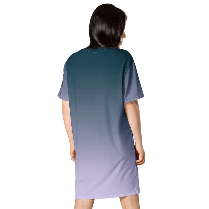 Lavender Sky All-Over T-Shirt Dress product image (2)