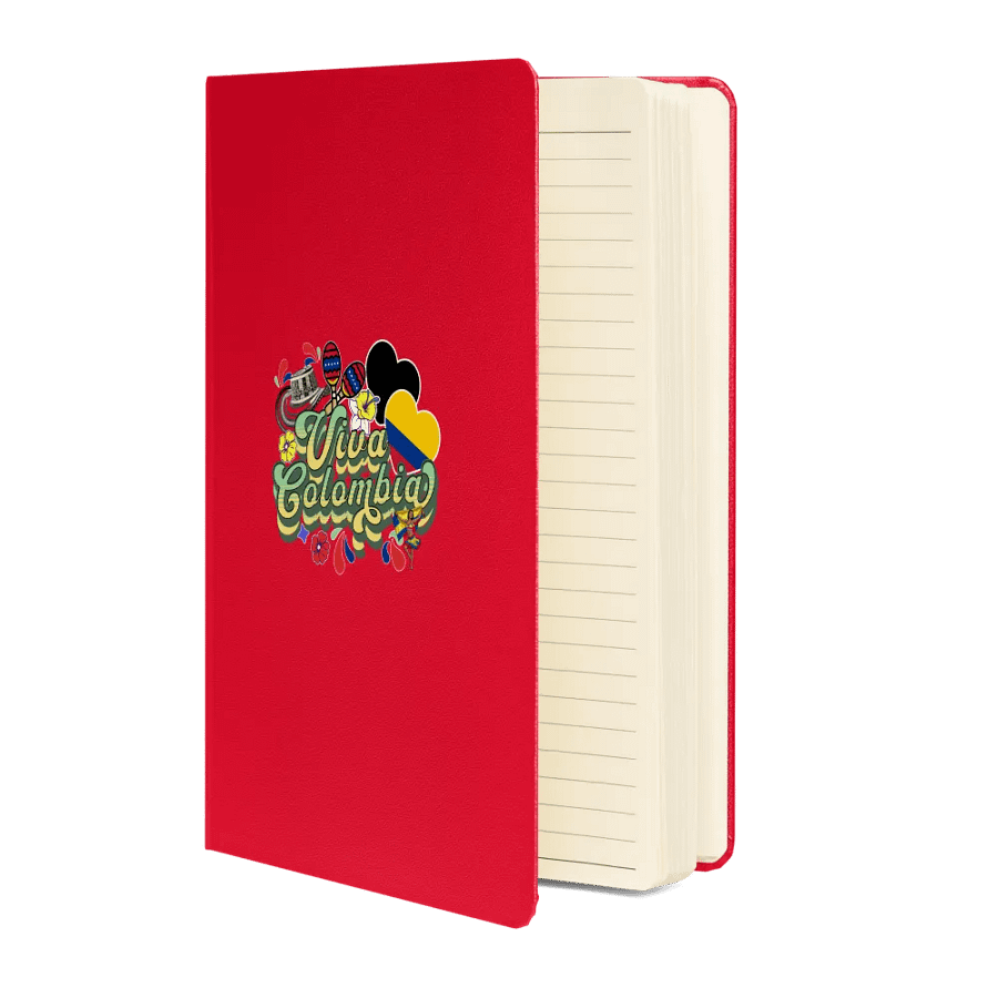 Viva Colombia Hardcover Red Notebook product image (2)