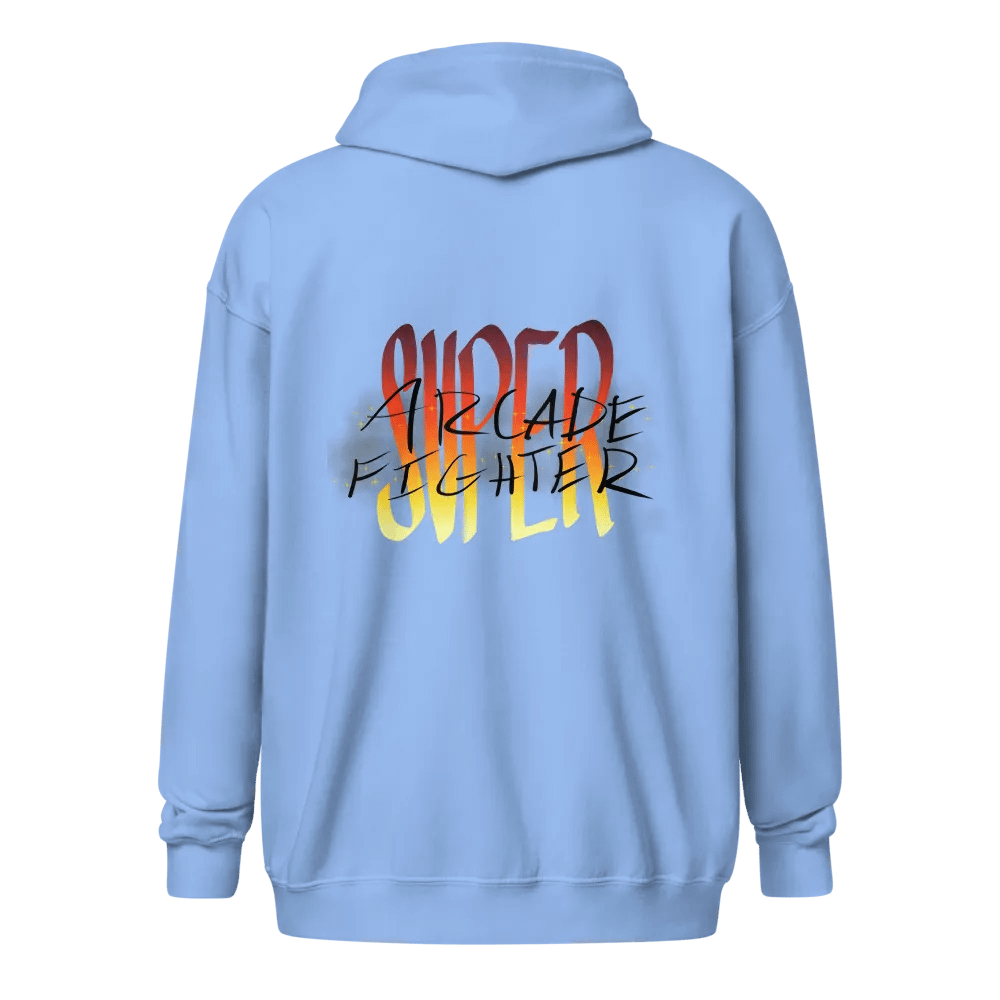 Unisex SUPER Arcade Fighter Zip-Up Hoodie product image (22)