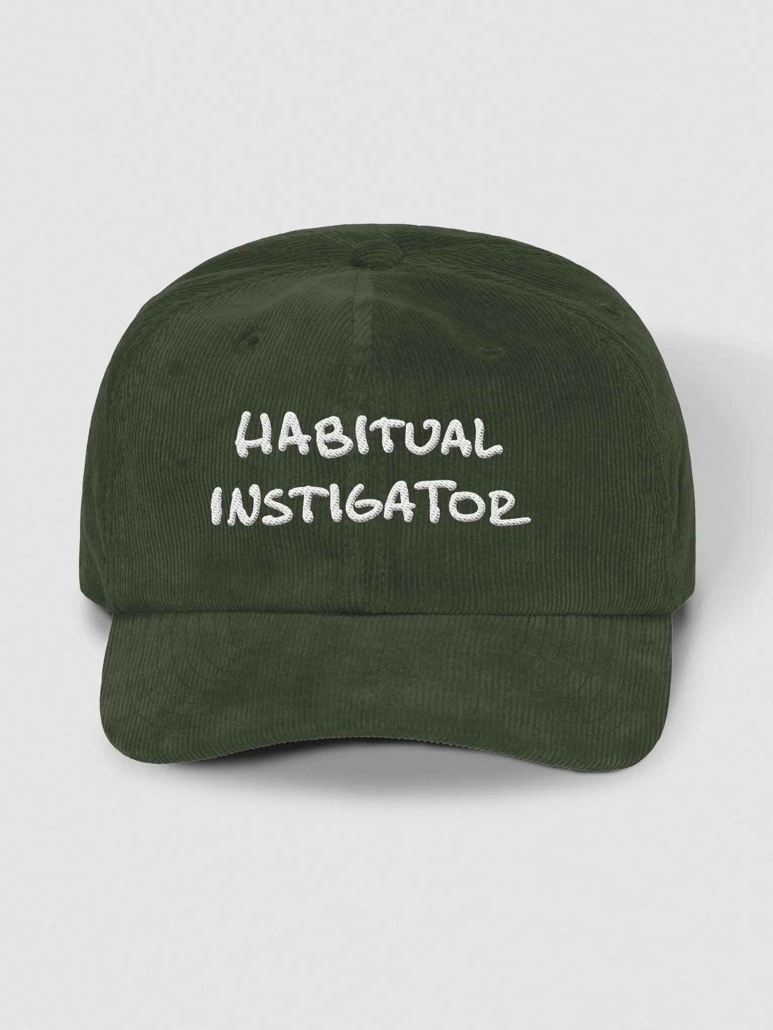 Habitual Instigator Cord Hat product image (1)