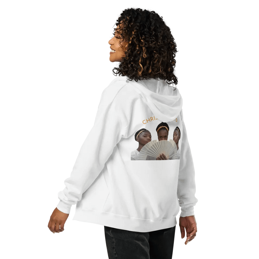 Love & Heartbreak White Zipper Hoodie product image (5)