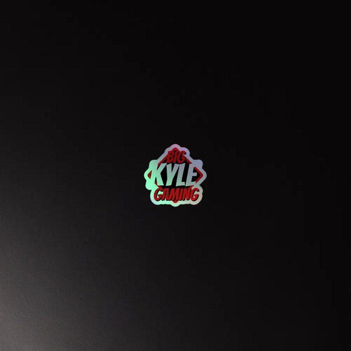 Holographic BKG sticker product image (4)