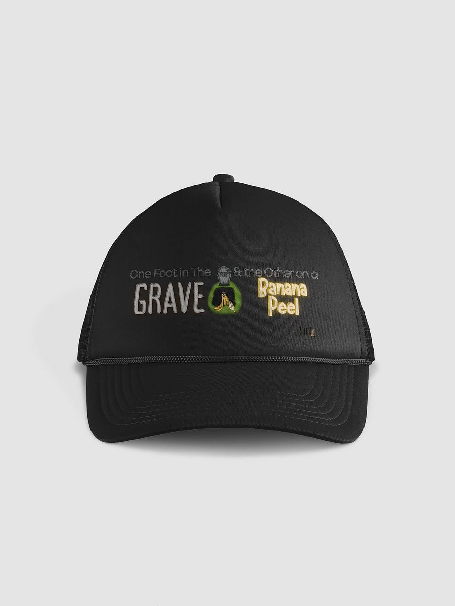 One Foot in the Grave Trucker Hat product image (1)