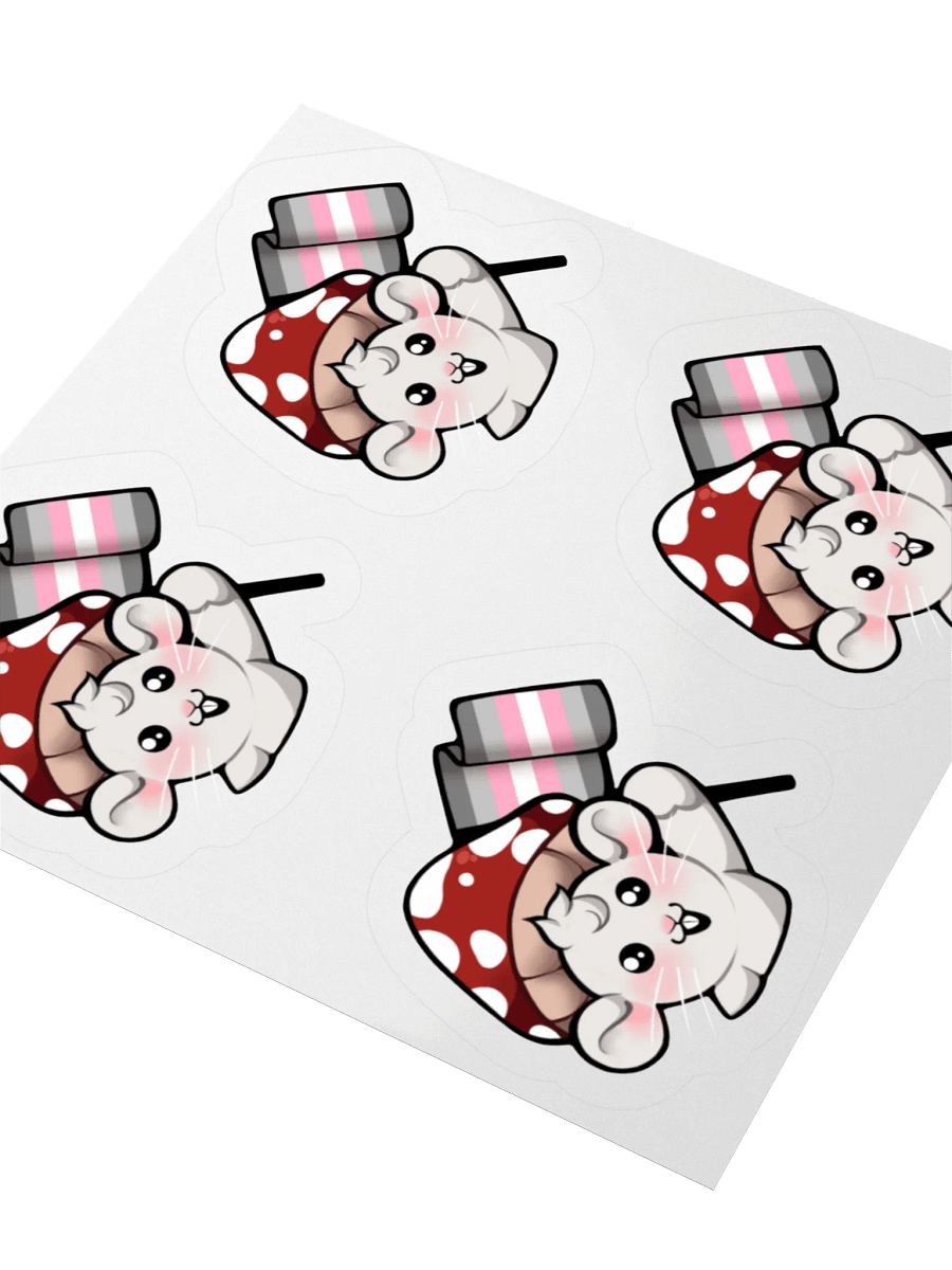 Demigirl Pride Flag Stickers product image (3)