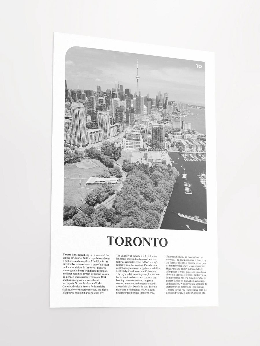 Toronto 01 Newspaper Poster product image (5)