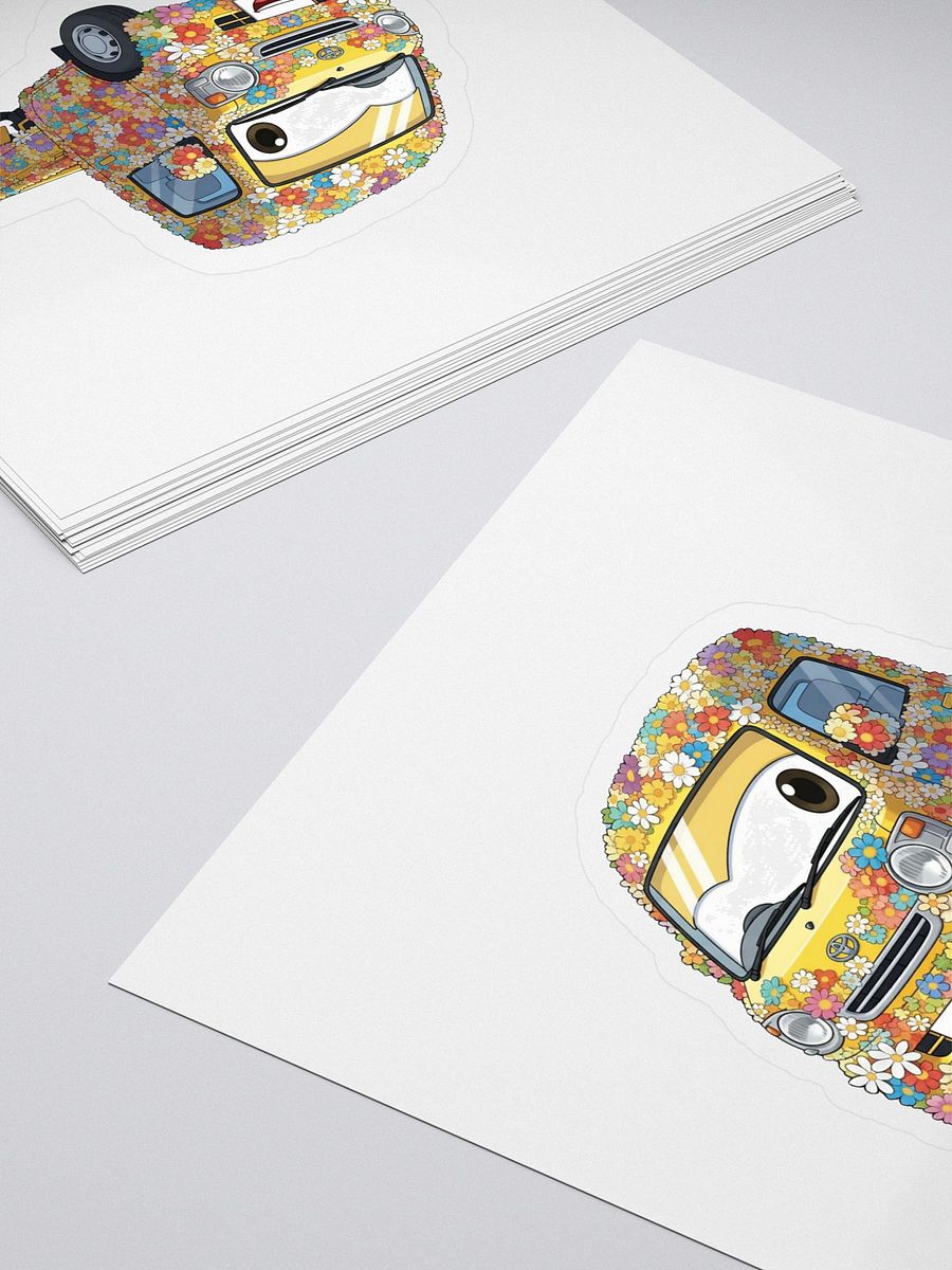 Flower Power Kei Truck Sticker product image (4)