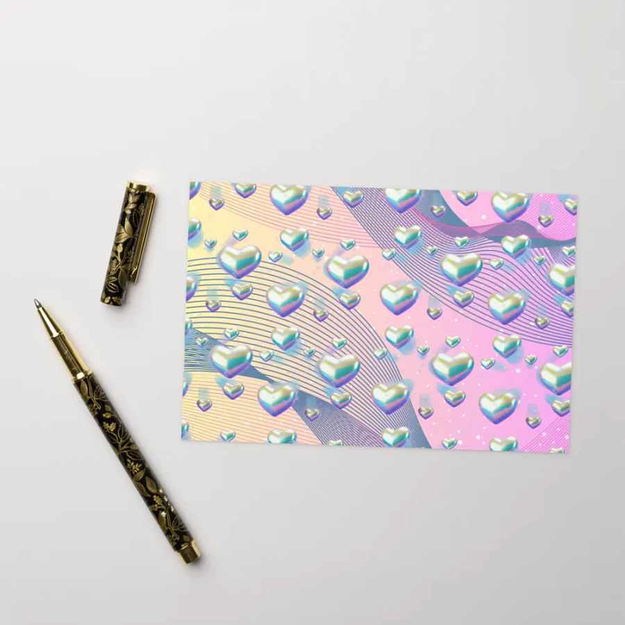 Shimmering Heartbeats Greeting Card product image (10)