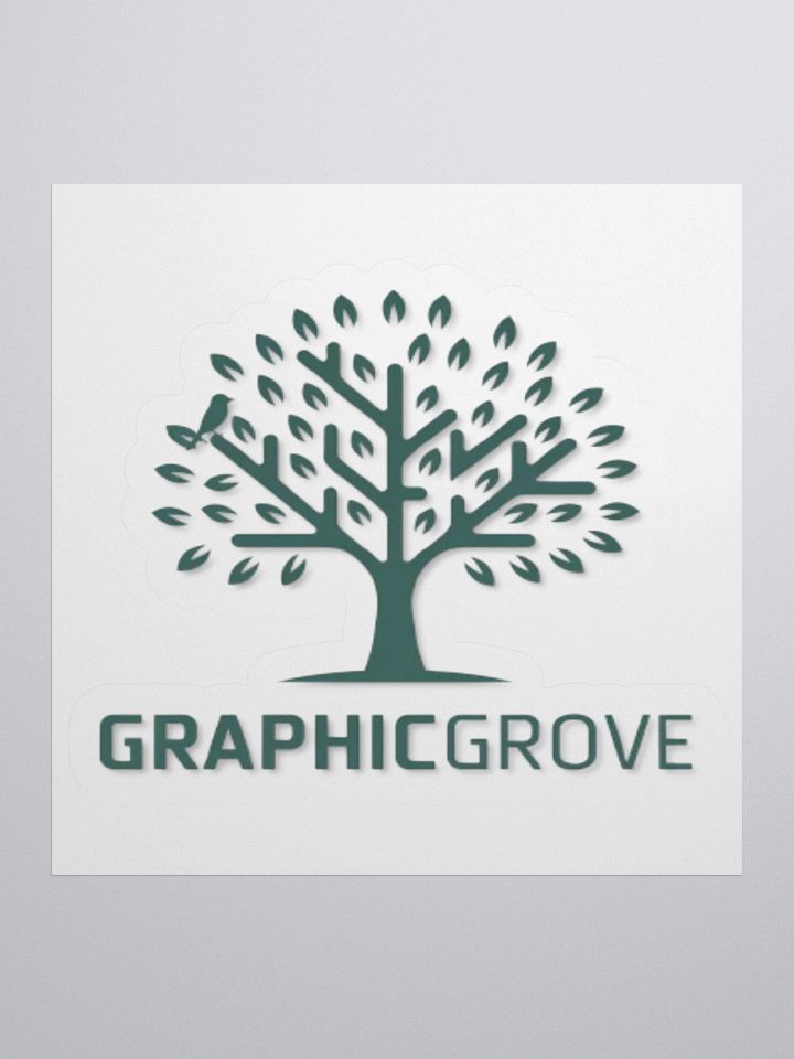 GraphicGrove Tree Logo Vinyl Sticker - Exclusive Nature-Inspired Design product image (1)