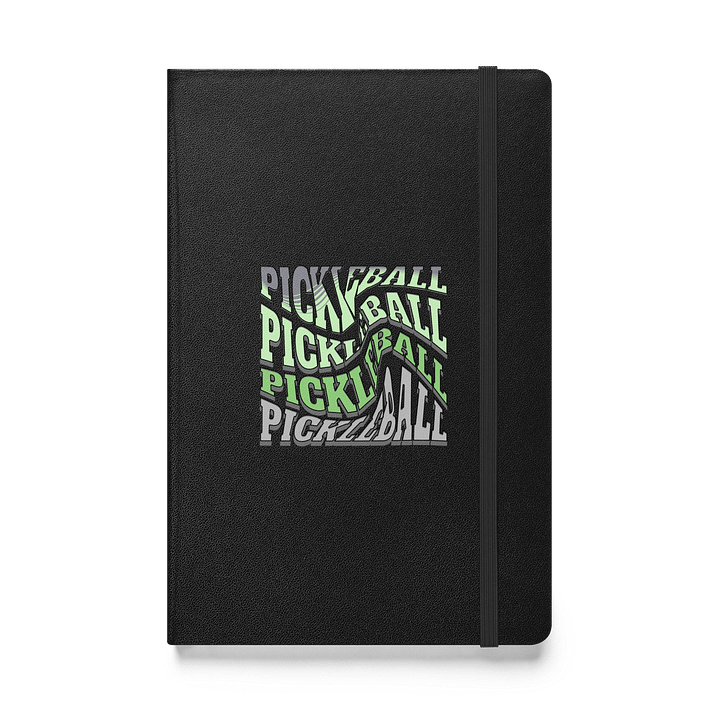 Swirl Pickleball Distortion Hardcover Notebook product image (1)