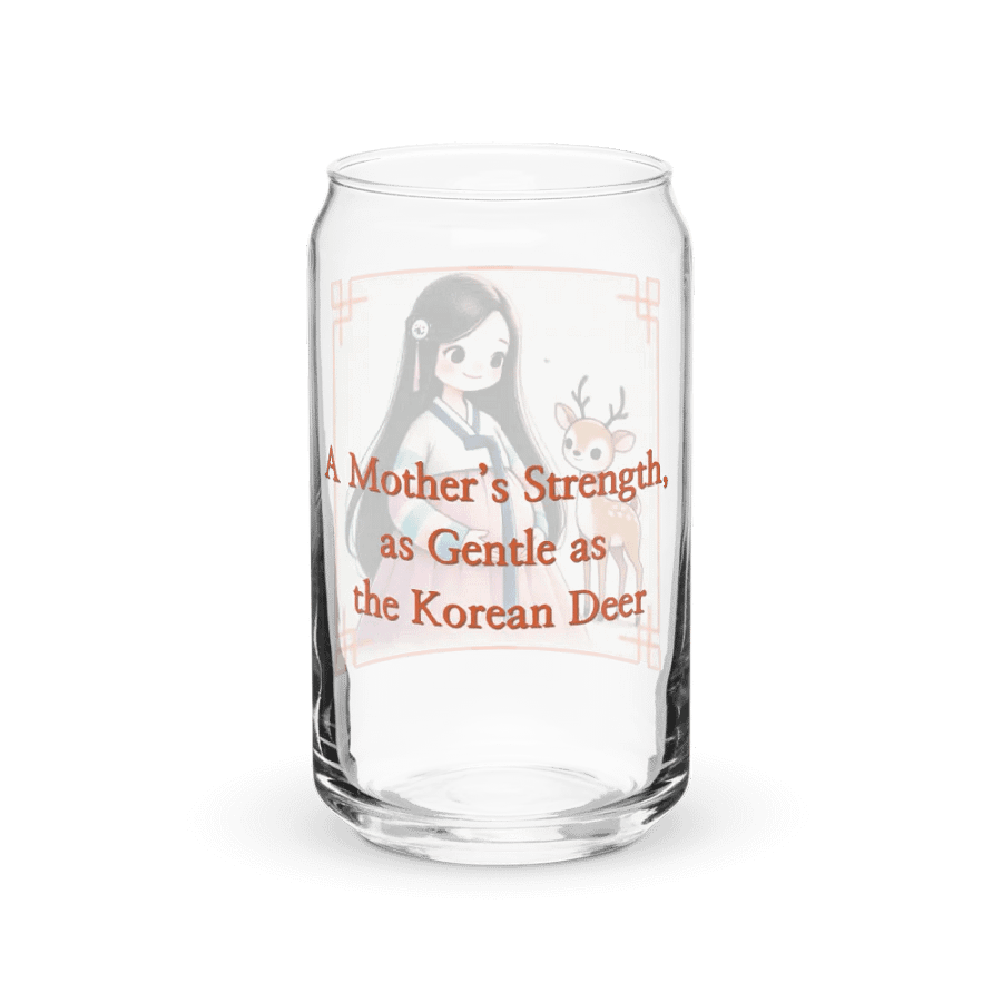 Korean Pregnant Mom Can-Shaped Glass product image (2)