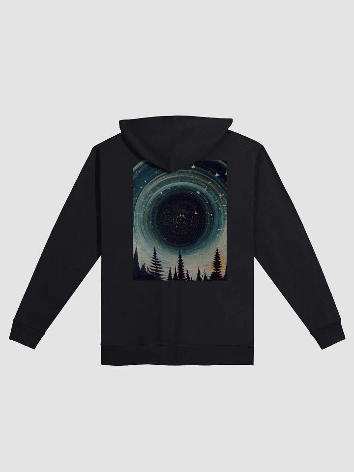 Starry Night Swirl Fleece Zip-Up Hoodie product image (2)