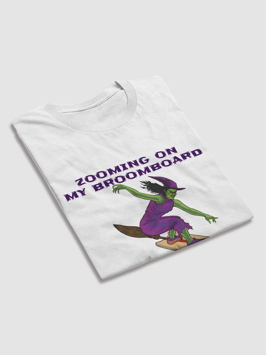 Witch on Broom Board Surfing Tee product image (6)