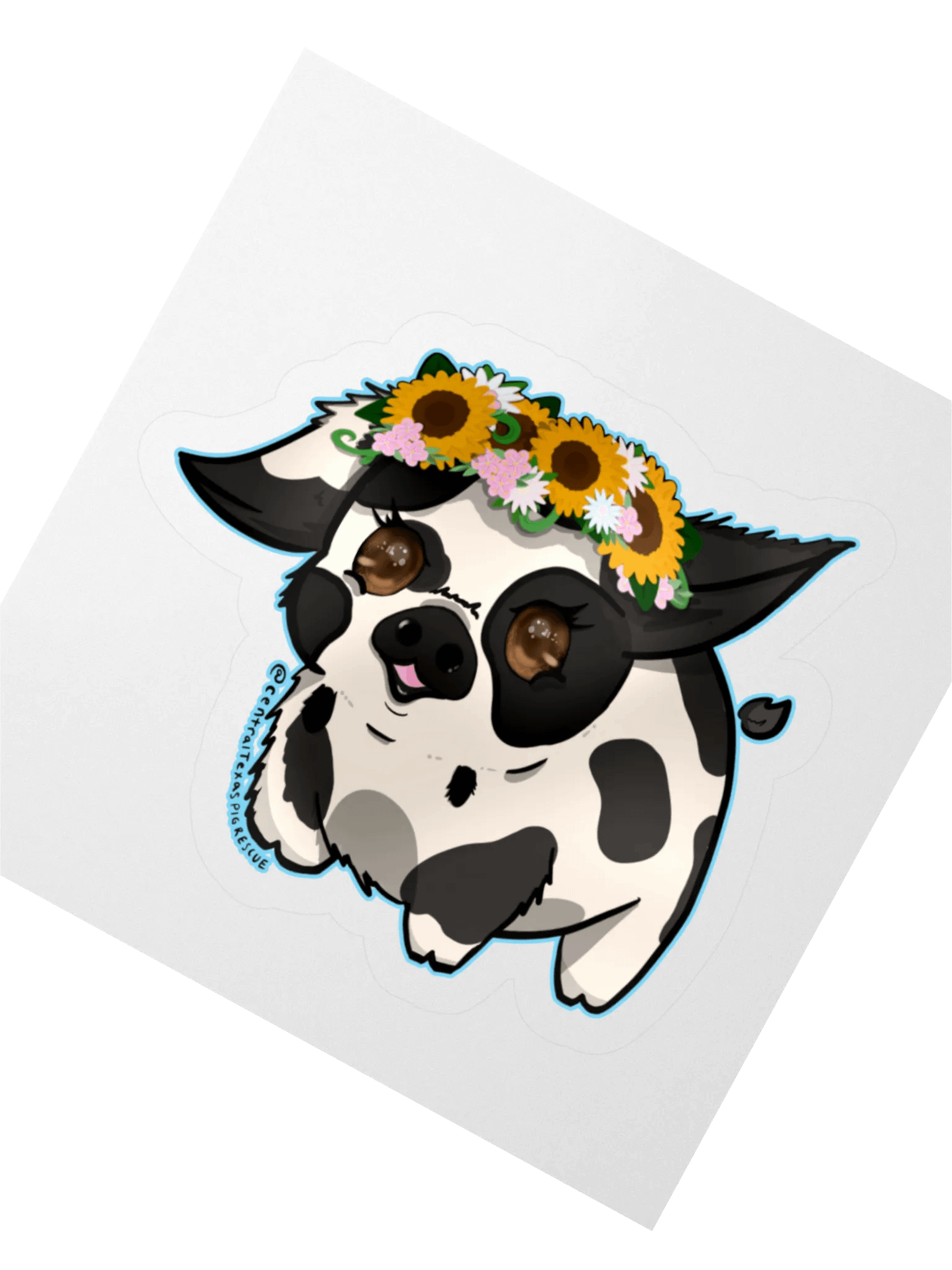 Georgie in Spring Sticker product image (4)