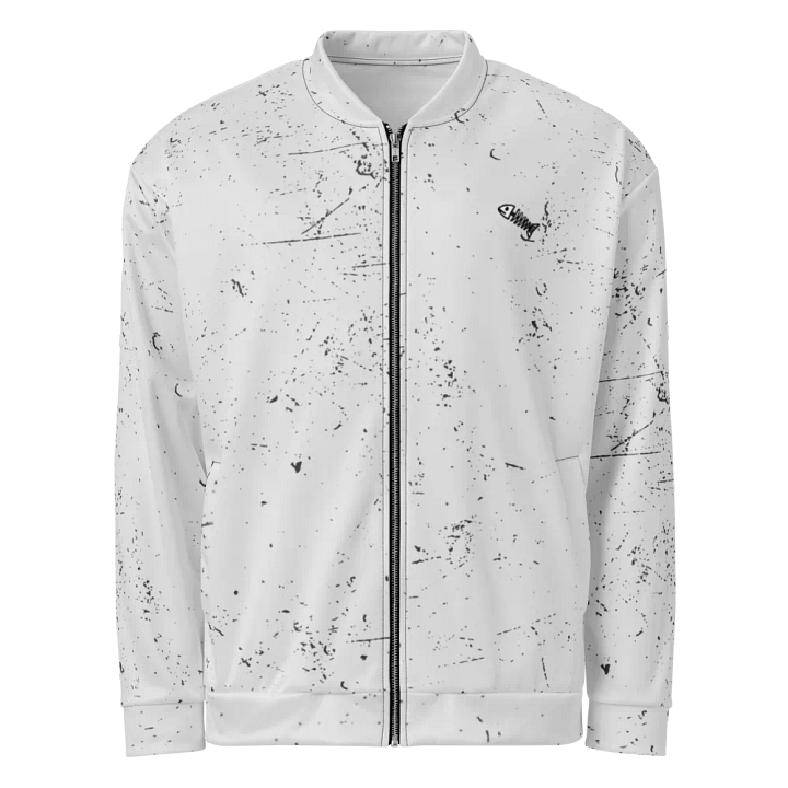 "A83" (Fishbone) Customizable Bomber Jacket product image (1)