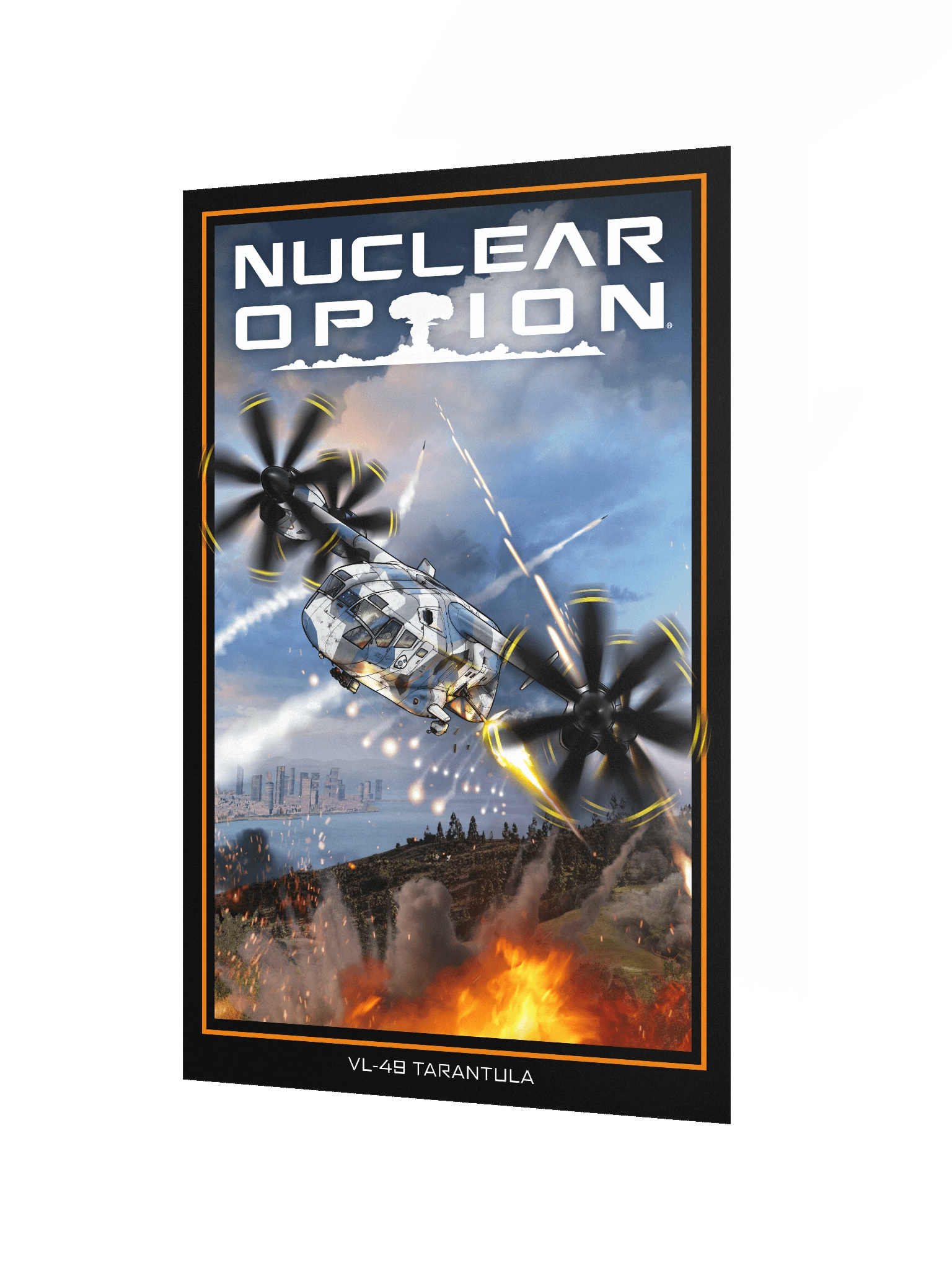 Tarantula - Navy Splinter 20x30in Poster product image (2)