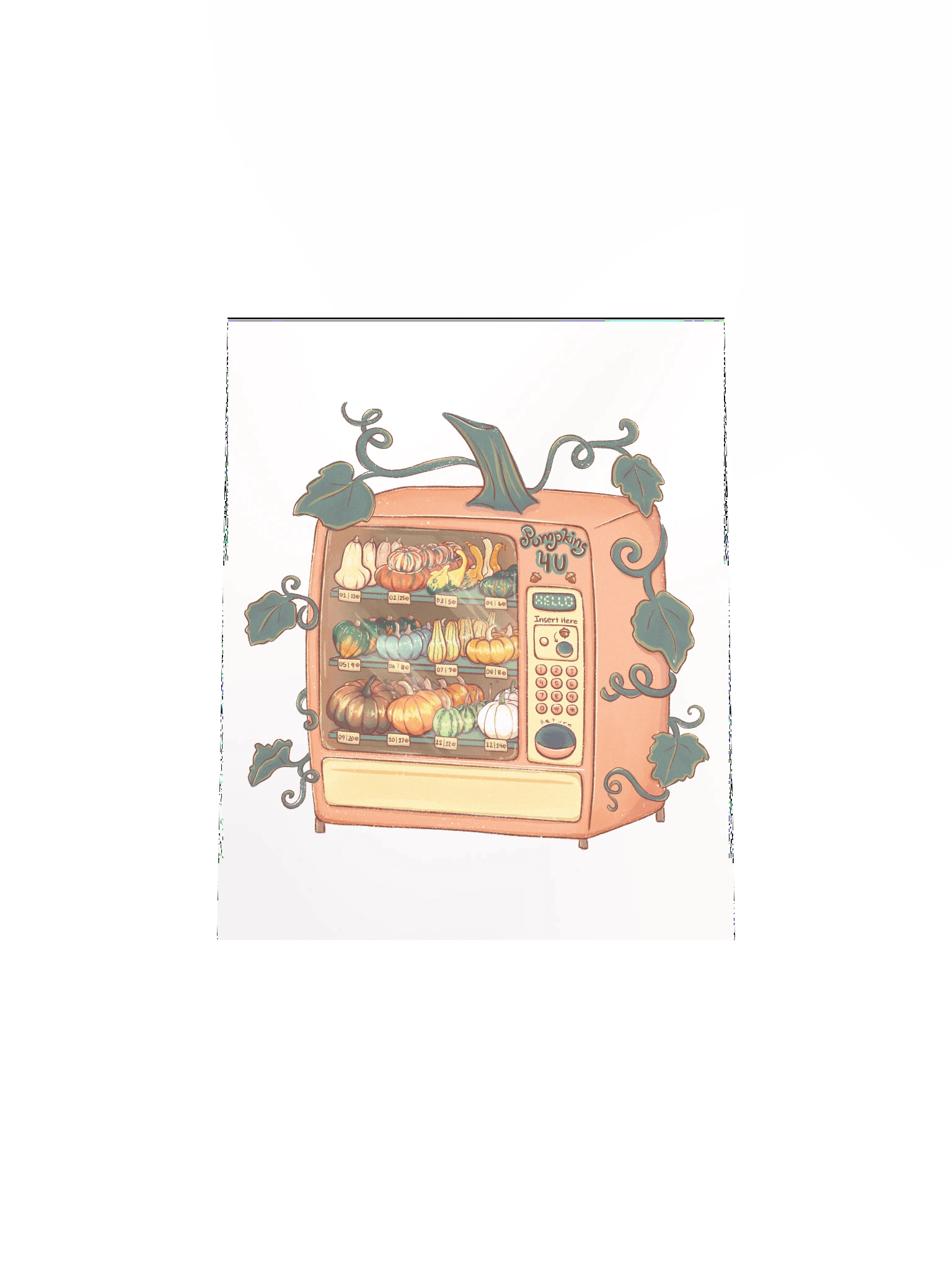 Pumpkin Vending Machine - Print product image (7)
