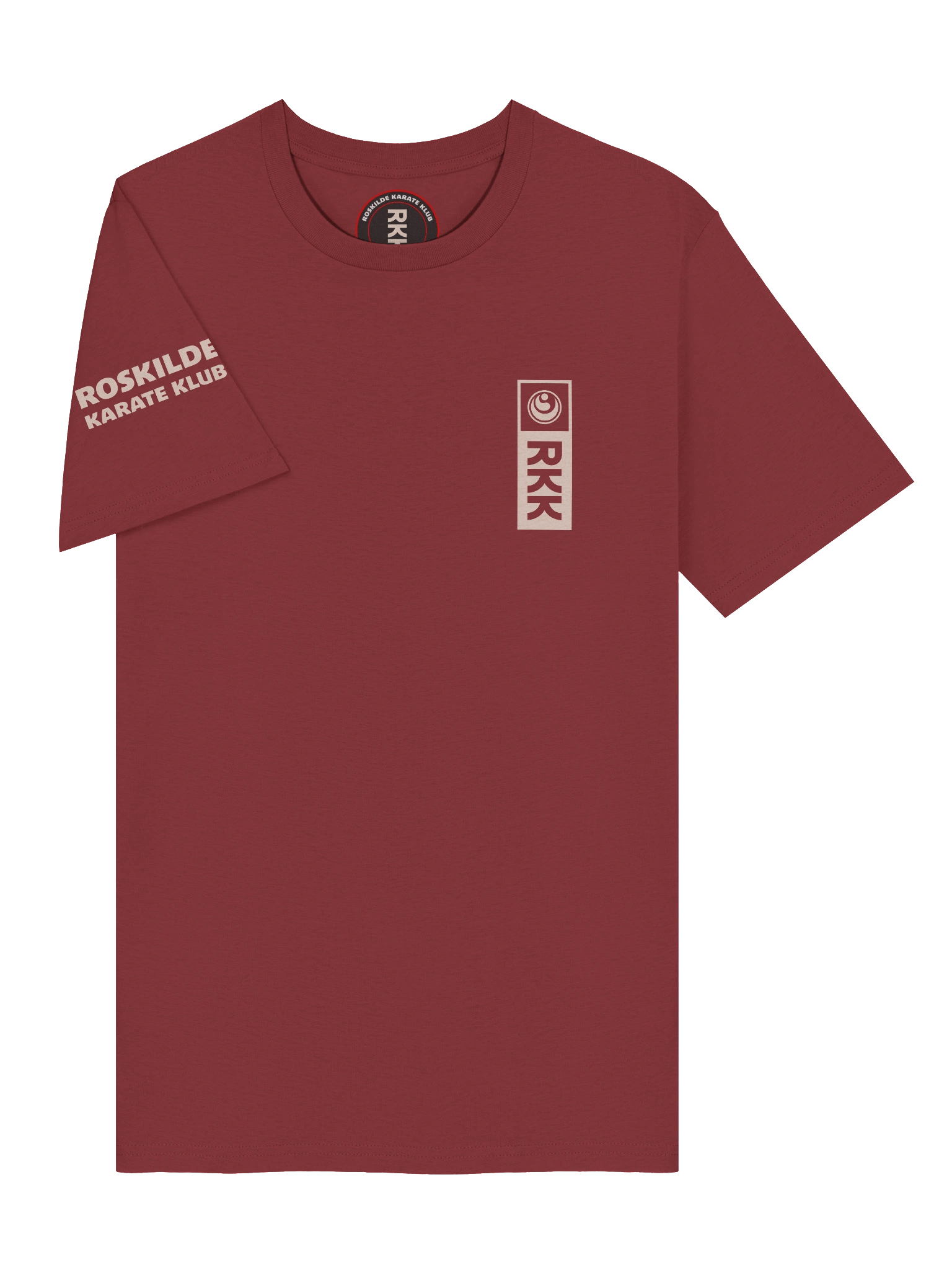 Red Organic Cotton T-Shirt, Unisex, RKK Logo product image (5)
