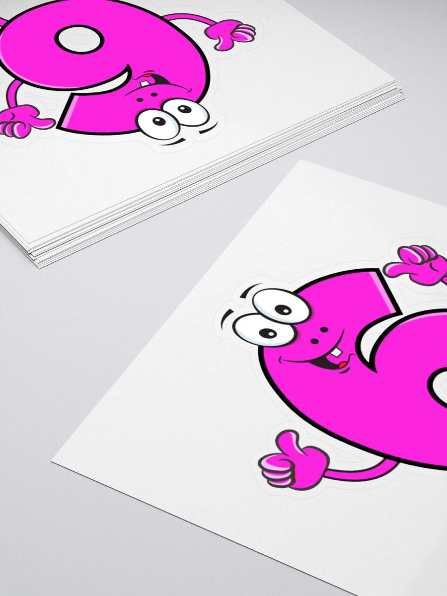 NUMBER 6 THUMBS-UP STICKER product image (11)