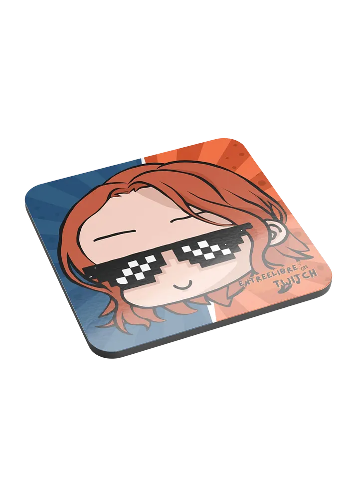 thug twitch emoji Cork Coaster product image (2)