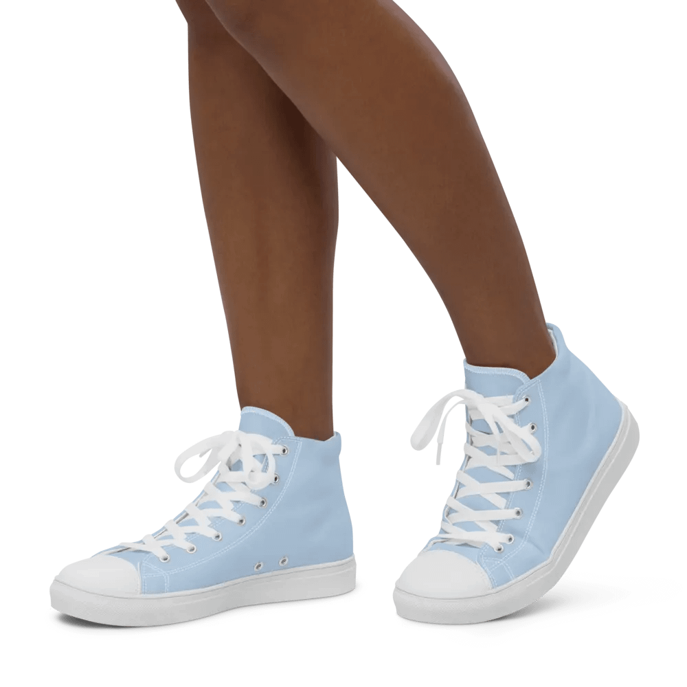 Retro Vibes High Top Canvas Shoes product image (9)