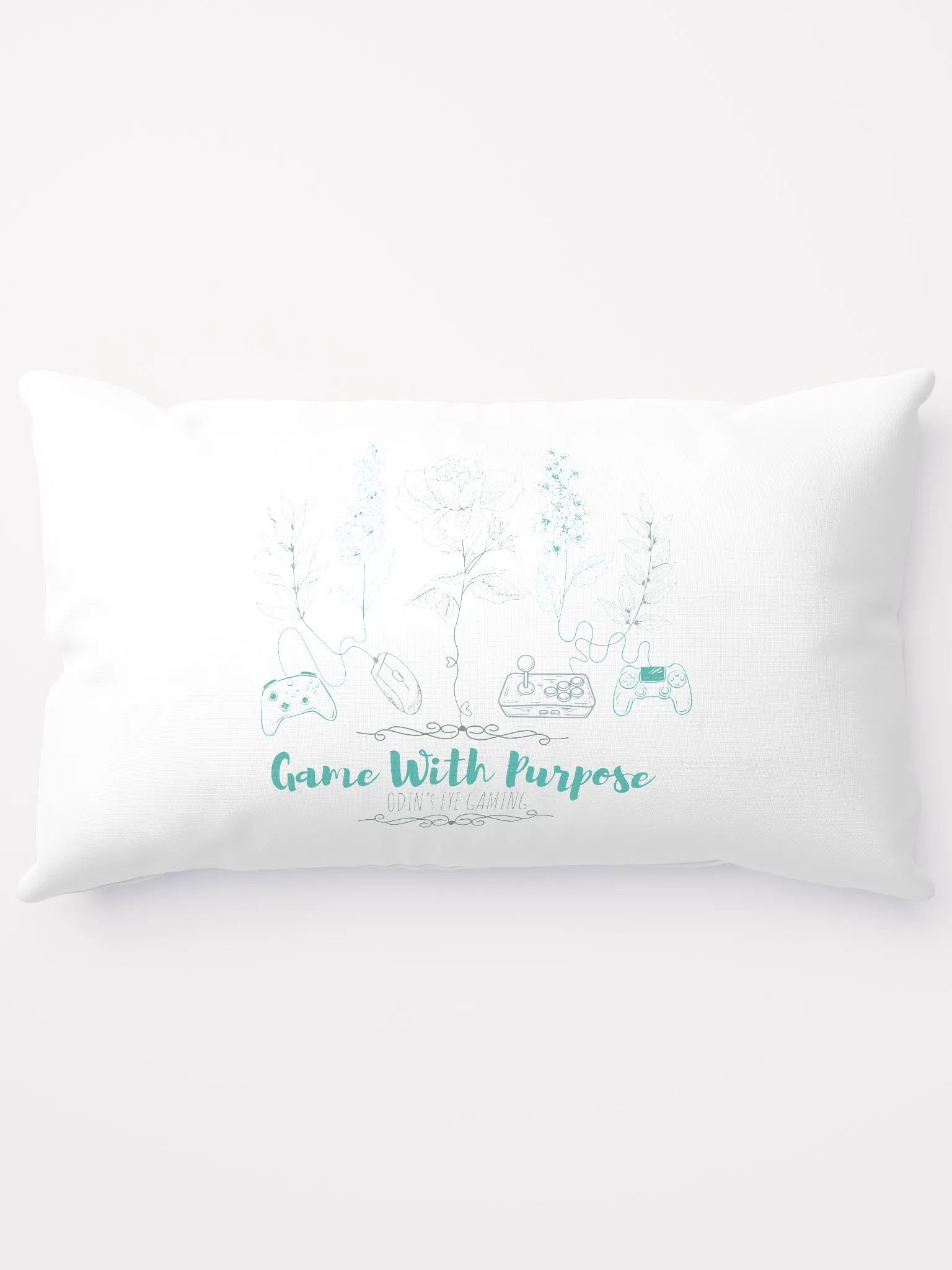 Game With Purpose - Floral Edition Pillow product image (15)