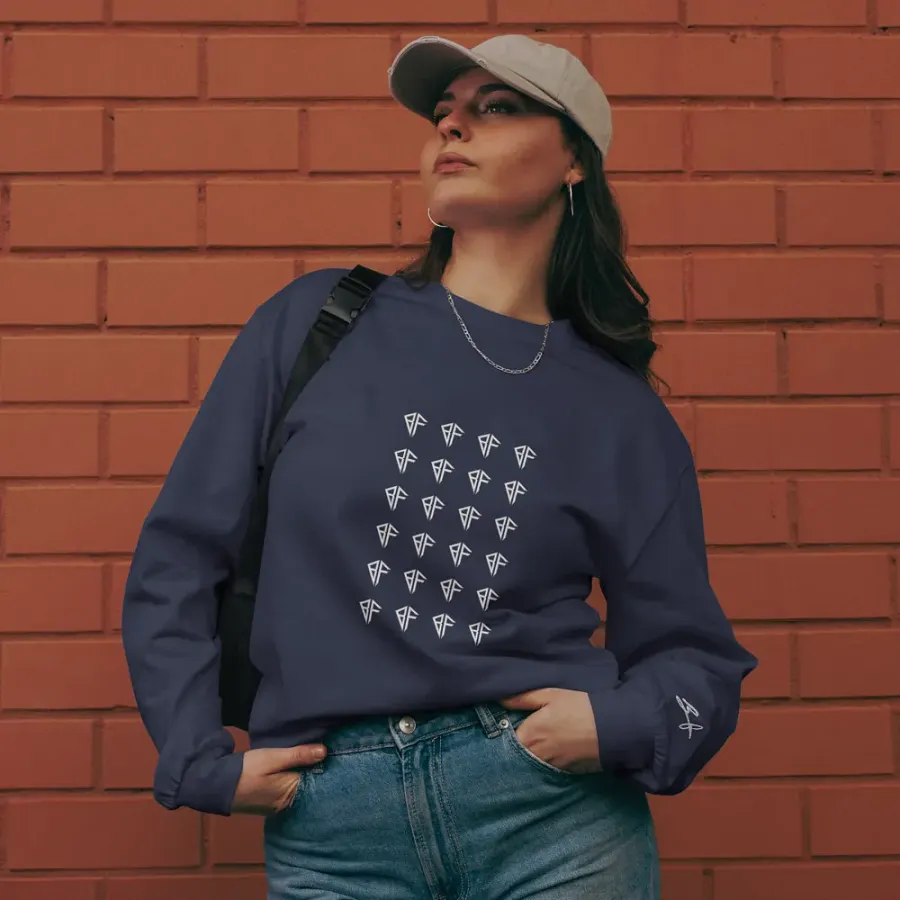 Navy/White Logo Crewneck product image (12)