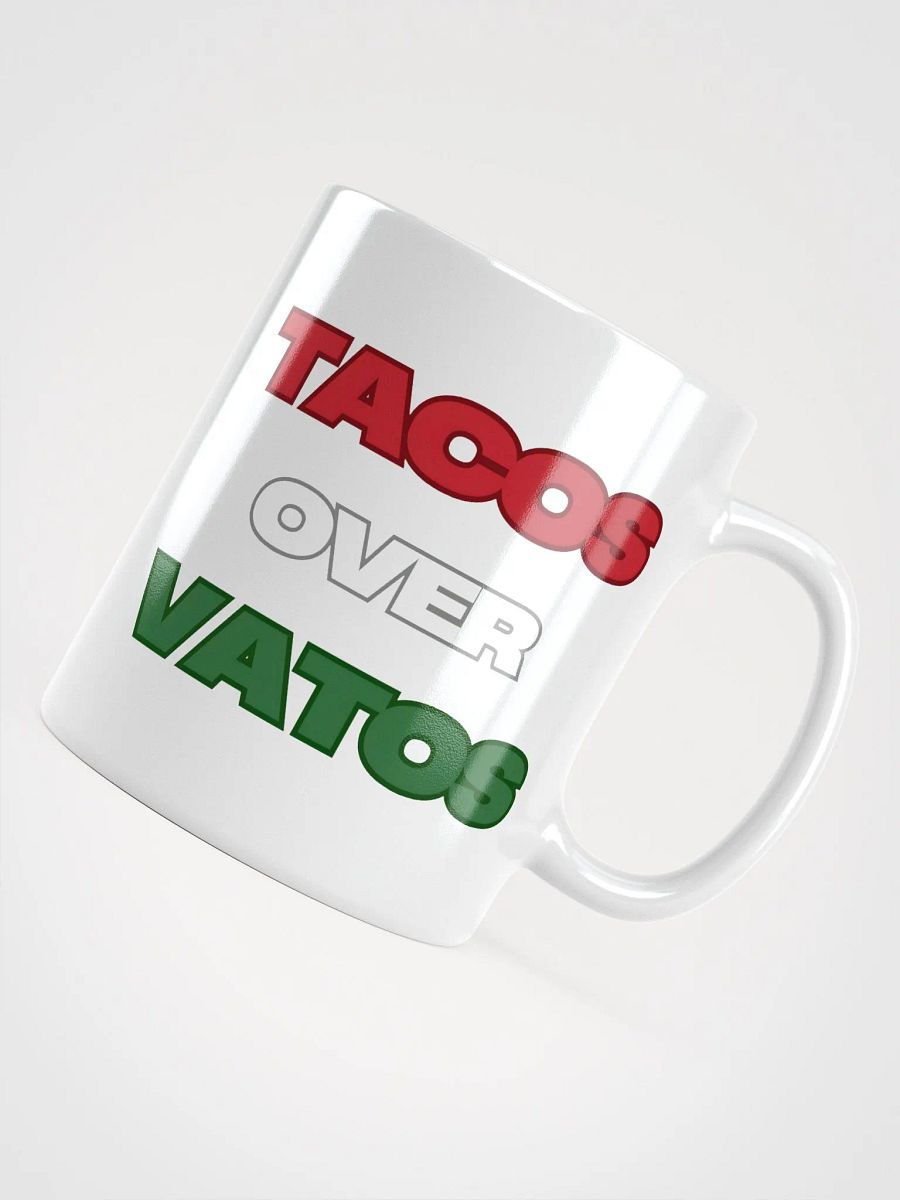 TACOS OVER VATOS white Mug product image (12)