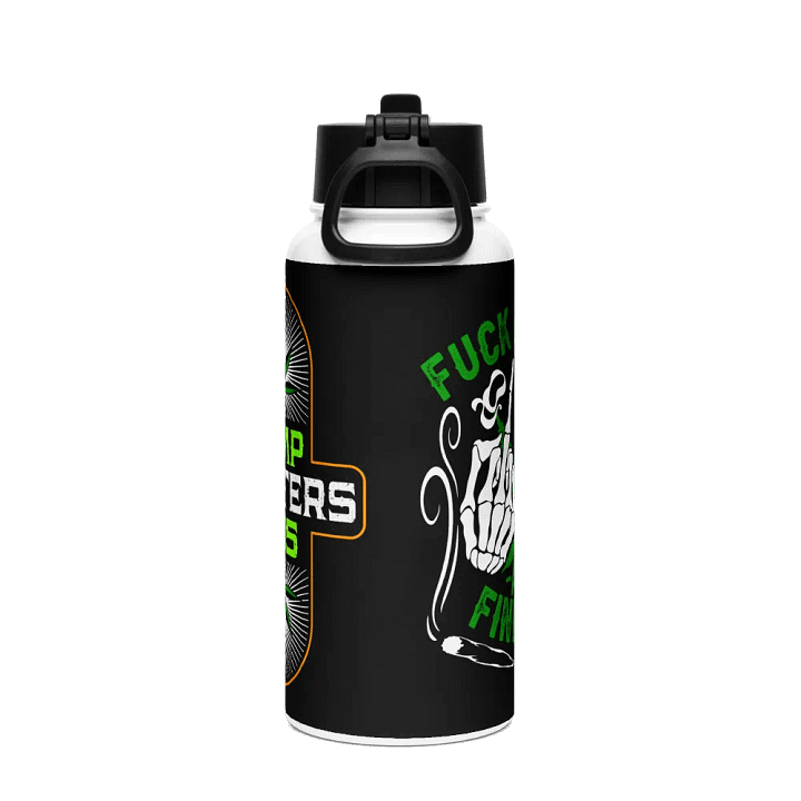 HempQuarters FAFO Stainless Steel Water Bottle 32oz product image (2)