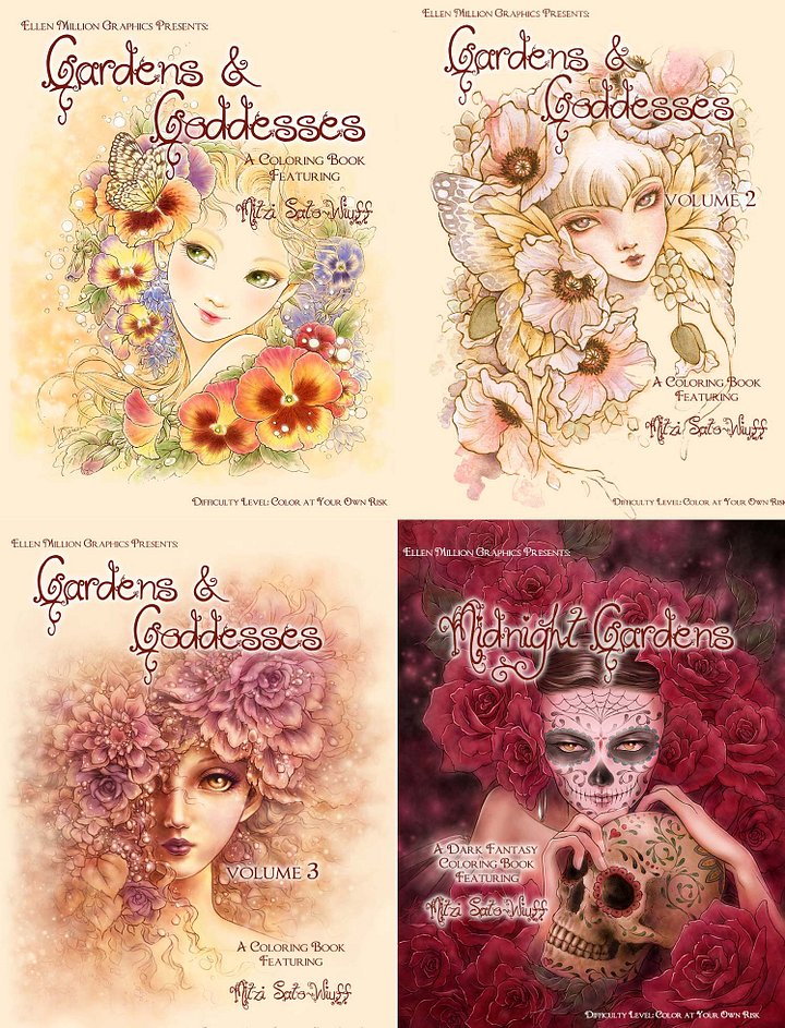 Gardens and Goddesses - Coloring Books by Mitzi Sato-Wiuff product image (1)
