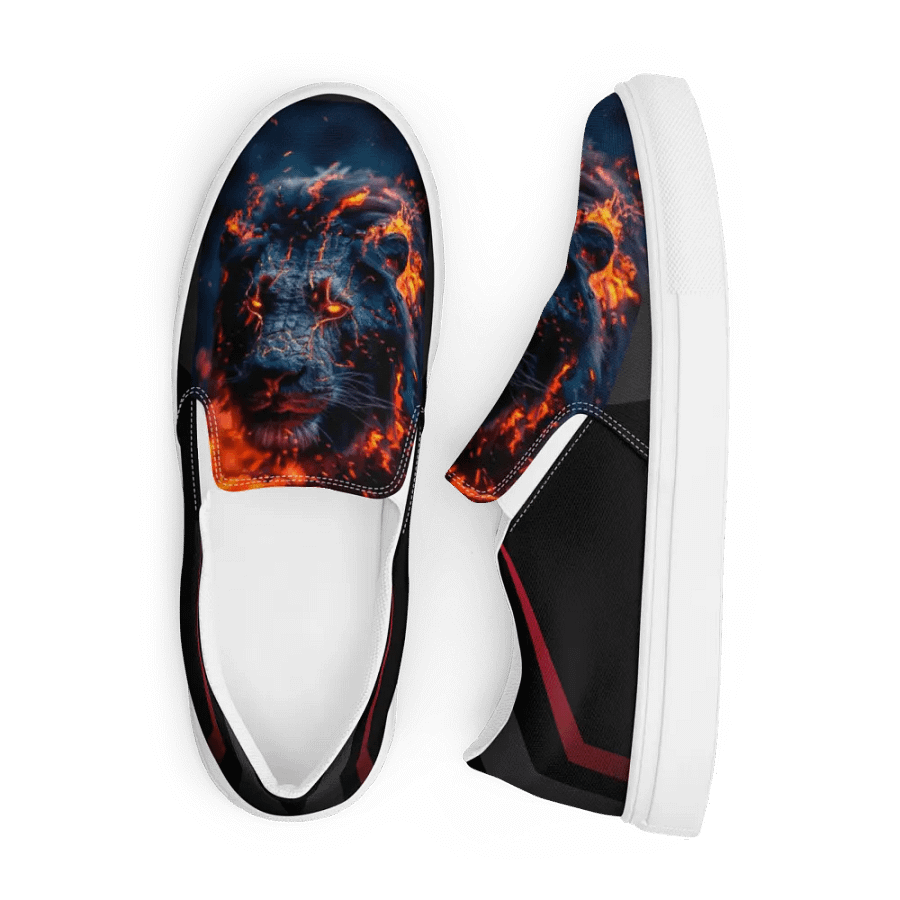 Fierce Lioness Flames Canvas Shoes product image (5)