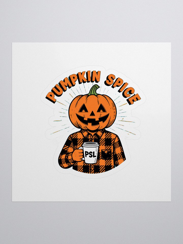 Pumpkin Spice PSL Kiss Cut Stickers product image (1)
