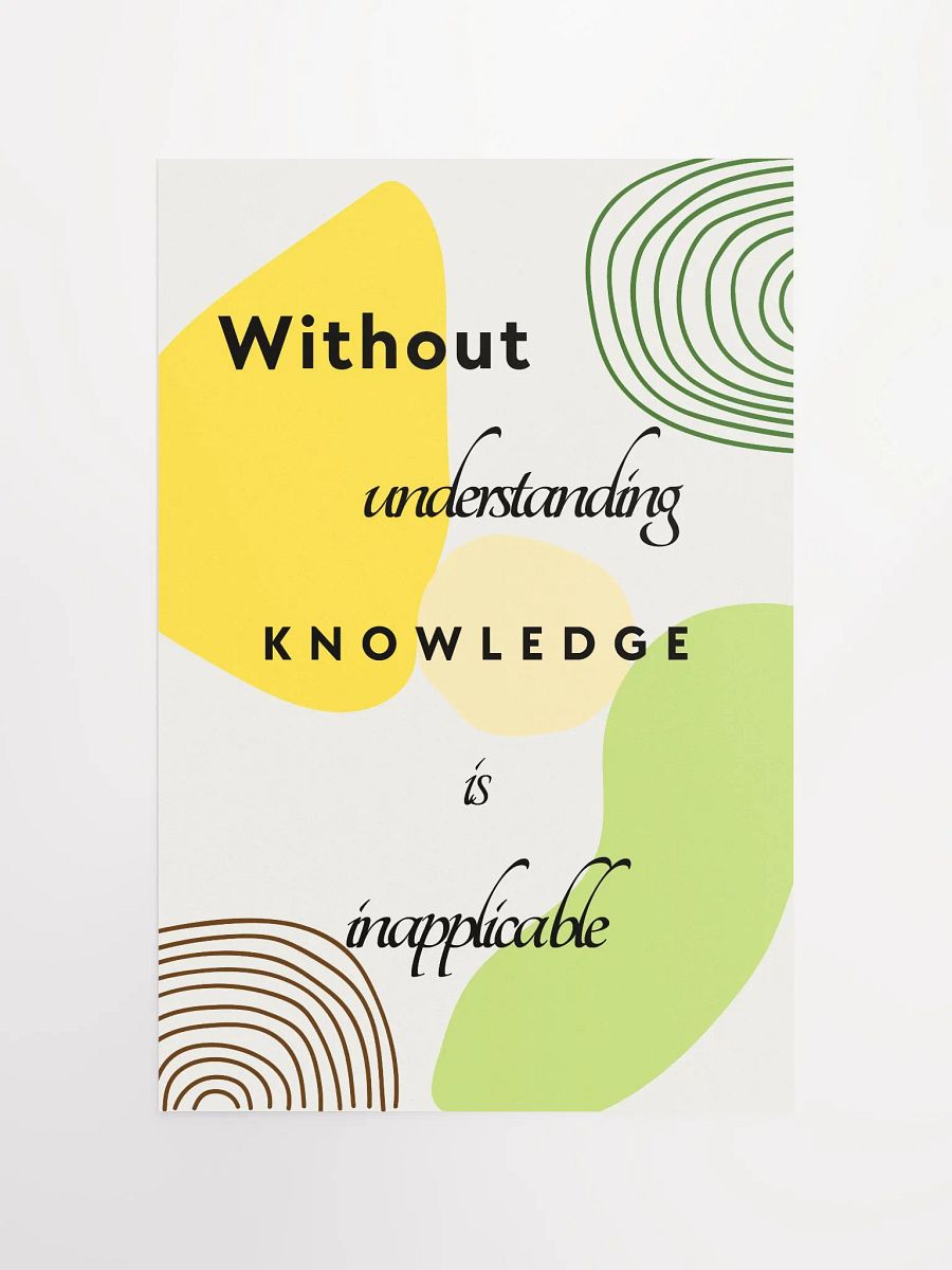 Without Understanding Poster product image (10)