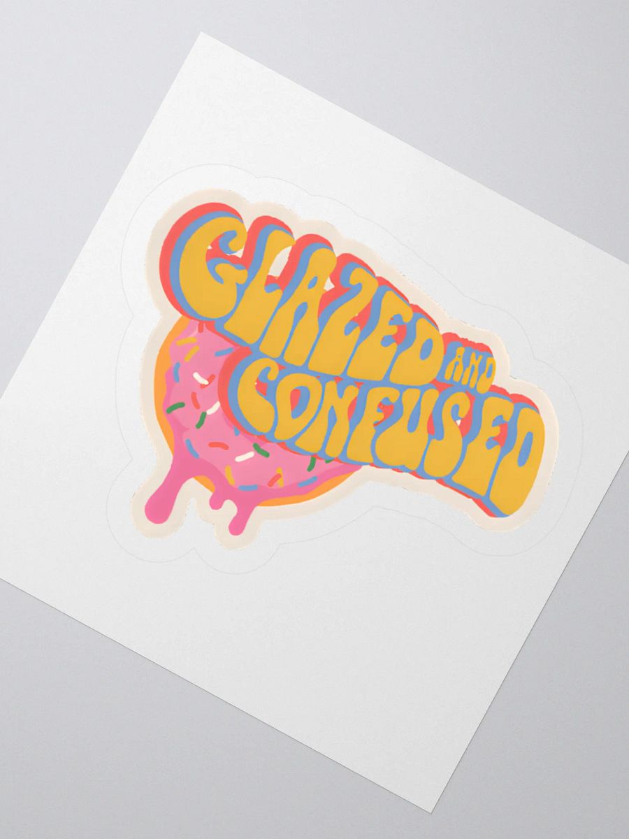 Glazed and Confused Sticker product image (4)