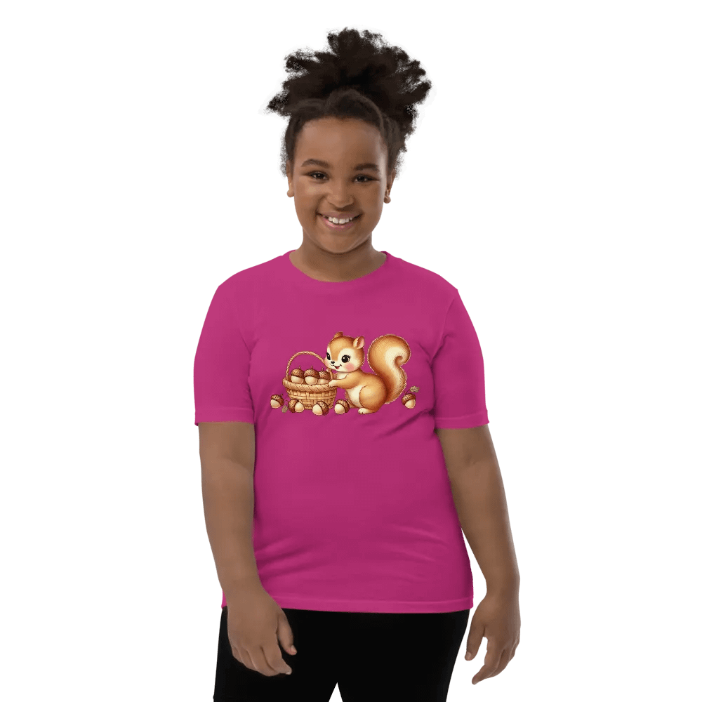 Fluffy Tailed Squirrel Kids T-Shirt product image (55)