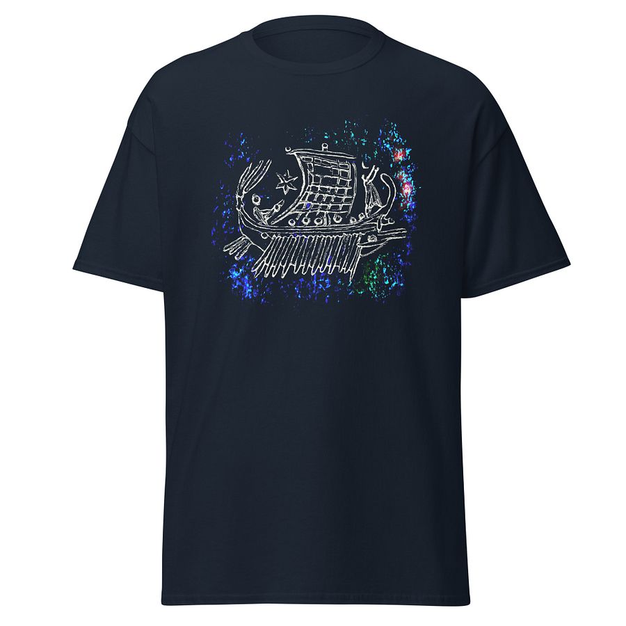 Sextus Pompey Galley and Julius Caesar's Comet Roman Art 1st Century BC, T-Shirt product image (2)