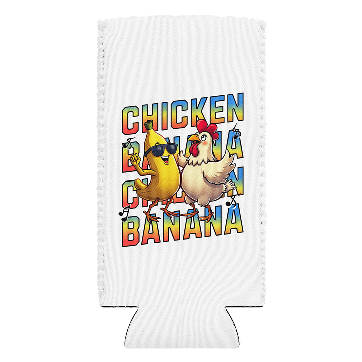 Chicken Banana Chicken Banana Cool Dancing Can Cooler product image (1)