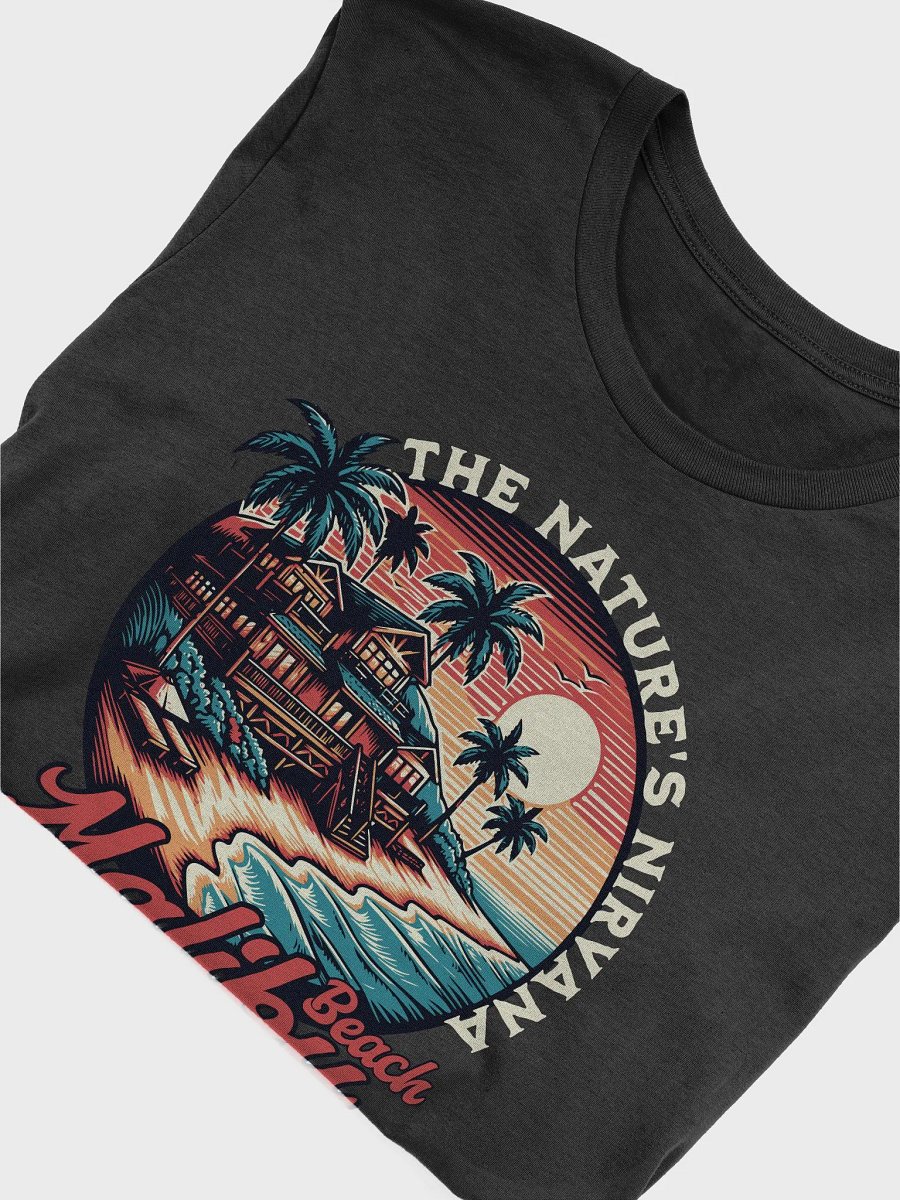 Malibu Beach Vacation Lover Retro T-Shirt product image (46)