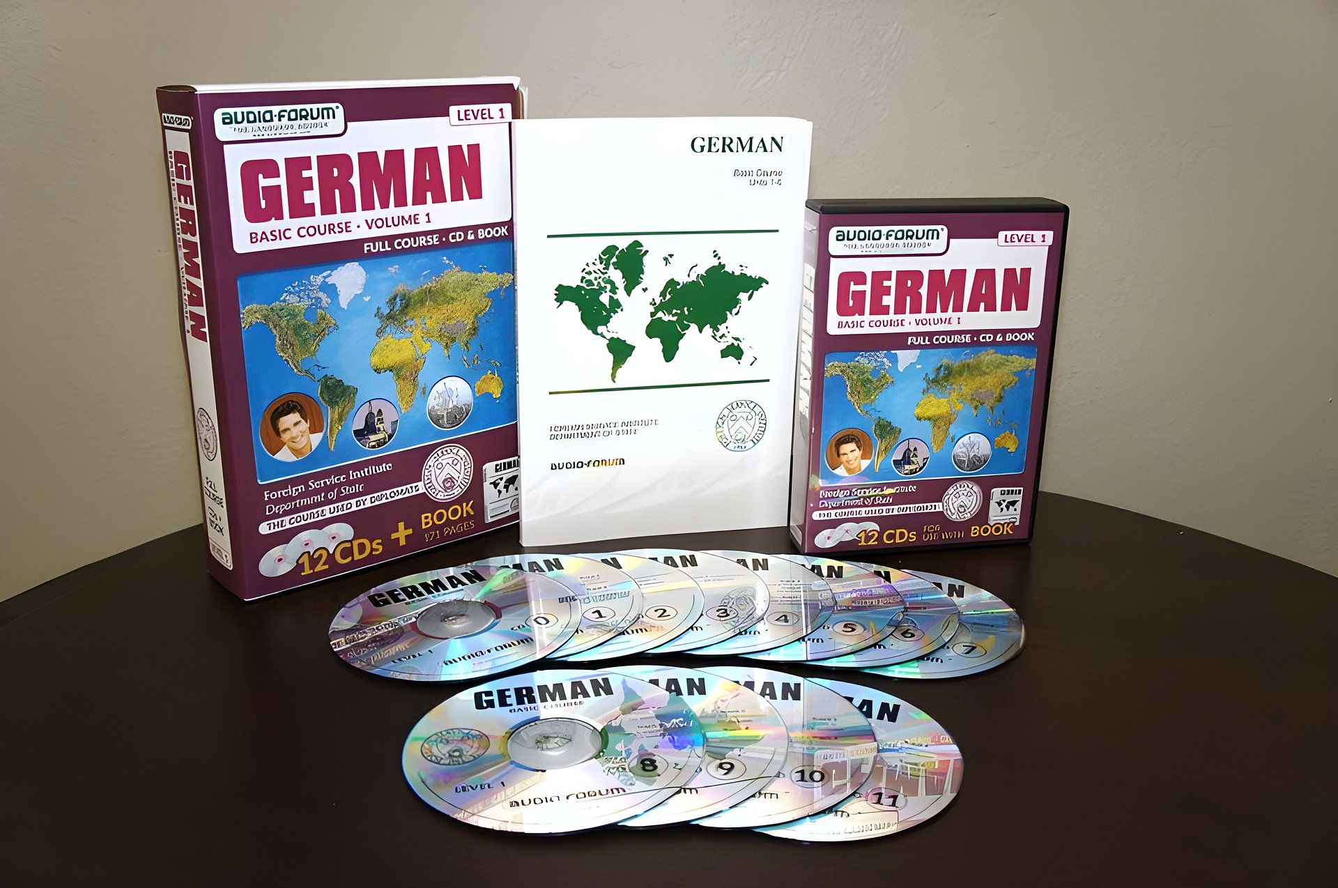 FSI: Basic German 1 (12 CDs/Book) product image (2)