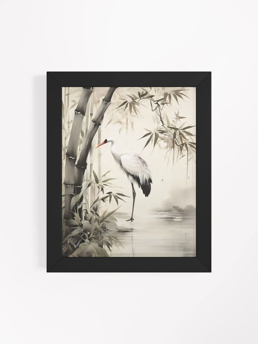 Chinese Art Eco-Friendly Ayous Wood Framed Poster product image (39)