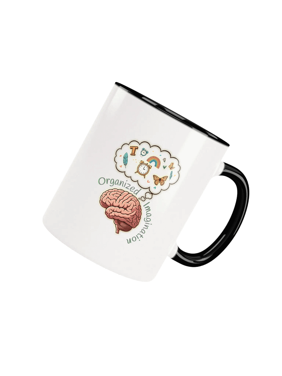 Organized Imagination Ceramic Mug with Color Inside product image (53)