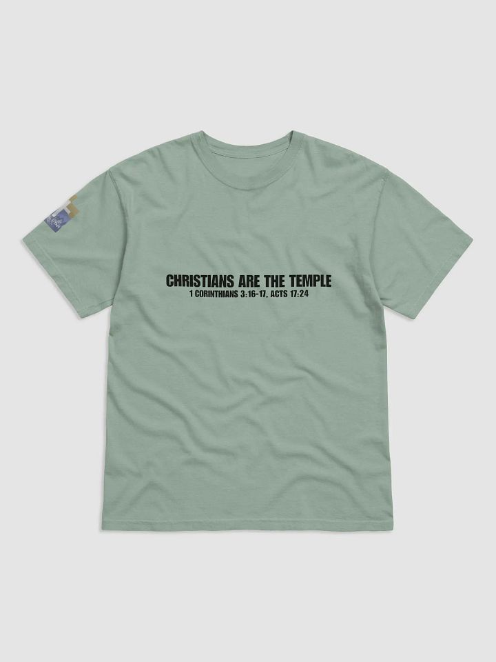 "Christians are the Temple" Short Sleeve product image (8)