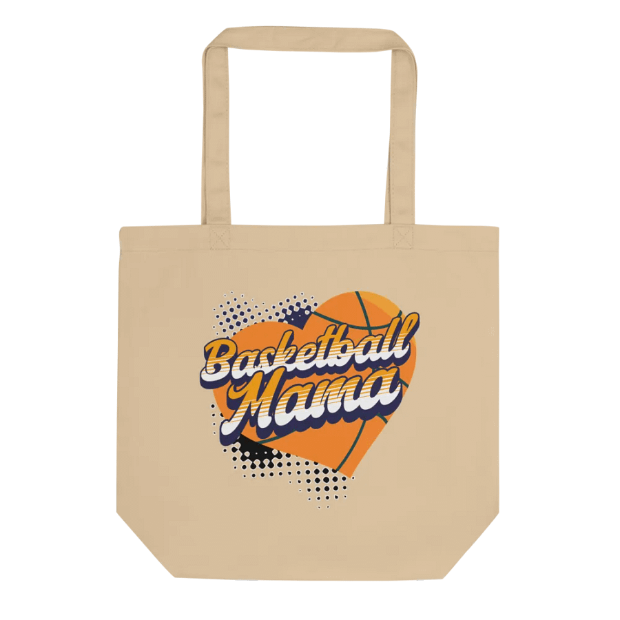 Mama Heart Basketball Tote Bag product image (1)
