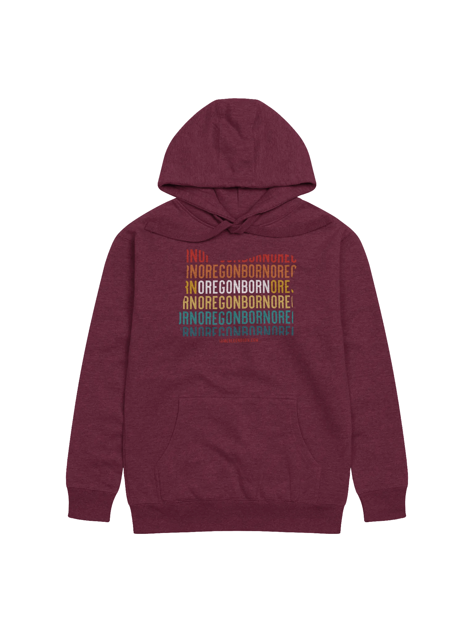 OregonBorn Vintage Sunset Hoodie product image (1)