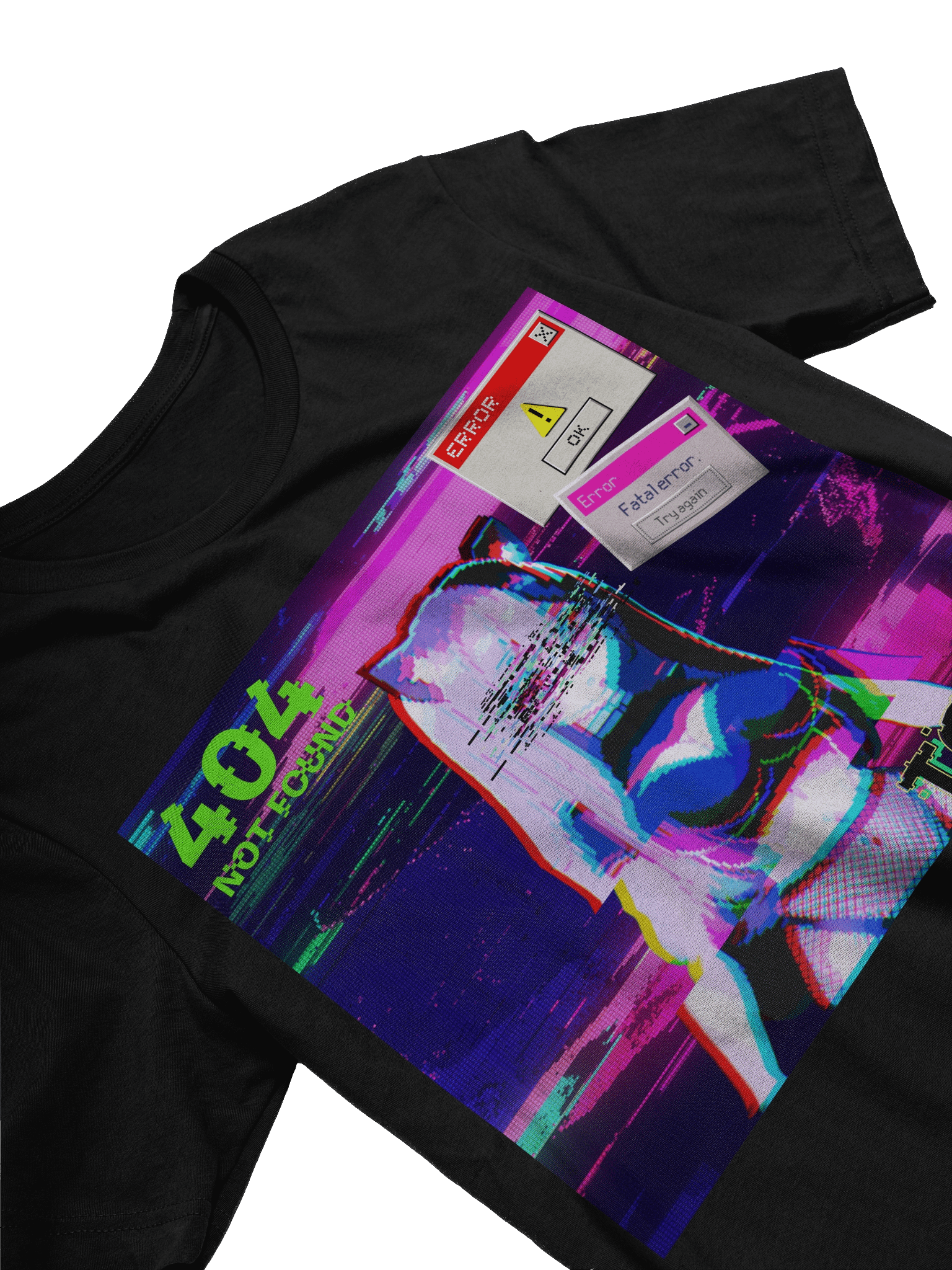 Neko Error.exe Unisex Tee product image (3)