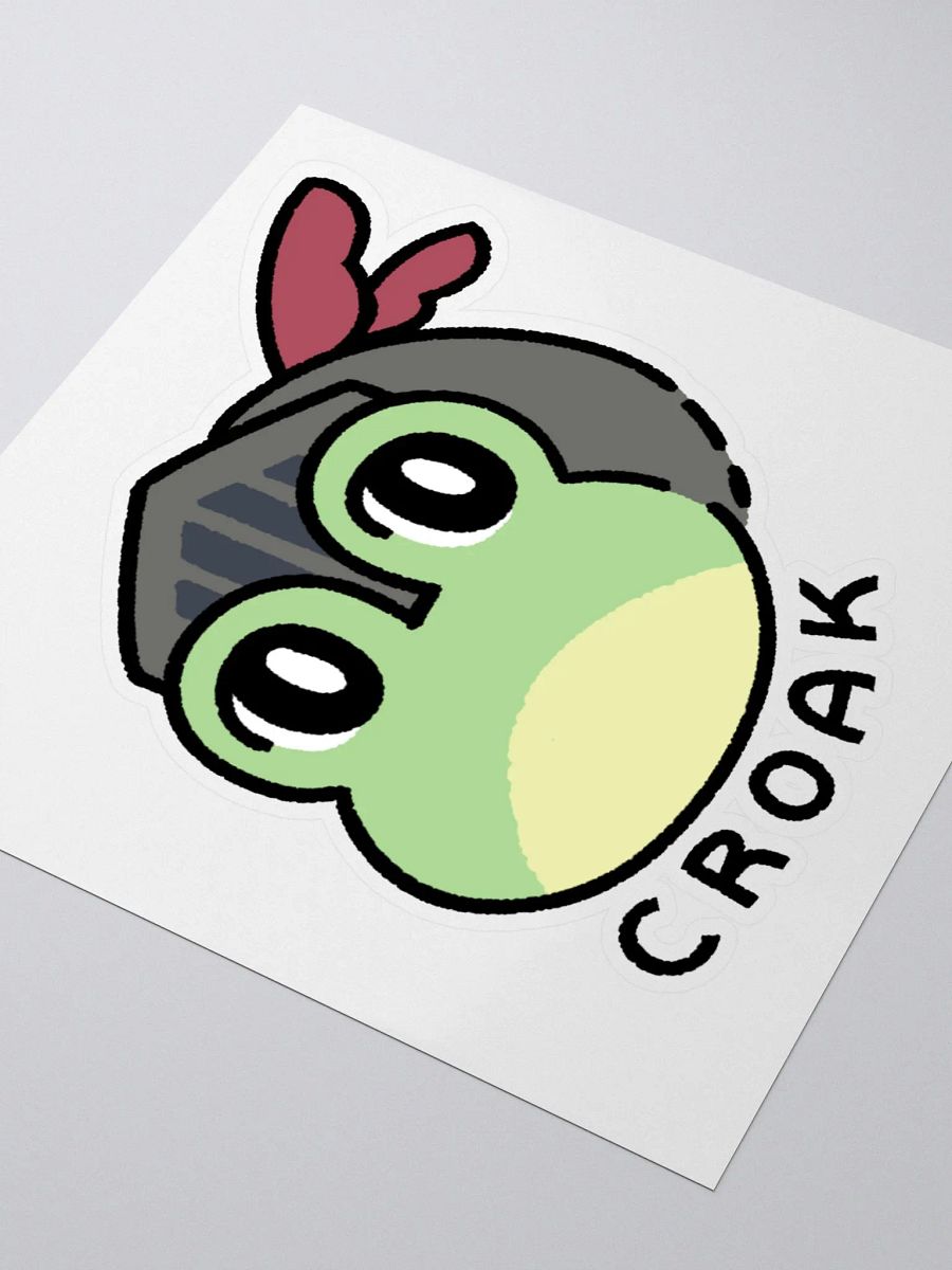 Croak Logo Sticker product image (3)